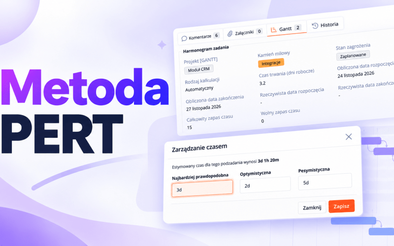 Metoda PERT – jak szacować czas zadań i planować projekt?