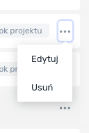 Widok menu podręcznego