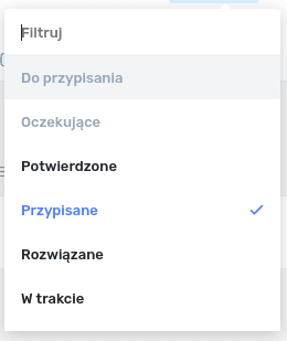 Lista statusów